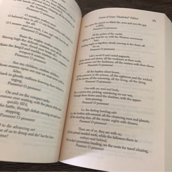 Leaves of Grass (first and “Death-bed” editions) by: Walt Whitman paperback book - Picture 5 of 6